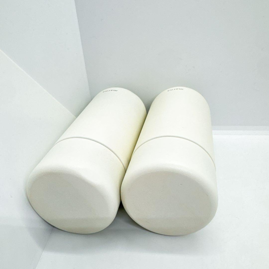 【店頭展示品】マーナ　Everywhereマグ 350ml カームホワイト×2個