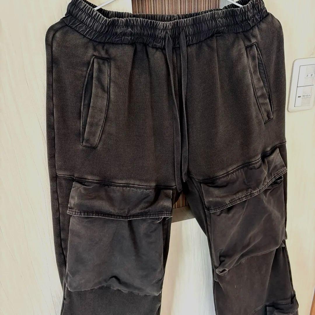 エンタイアスタジオ entire studios スウェットカーゴパンツ　M