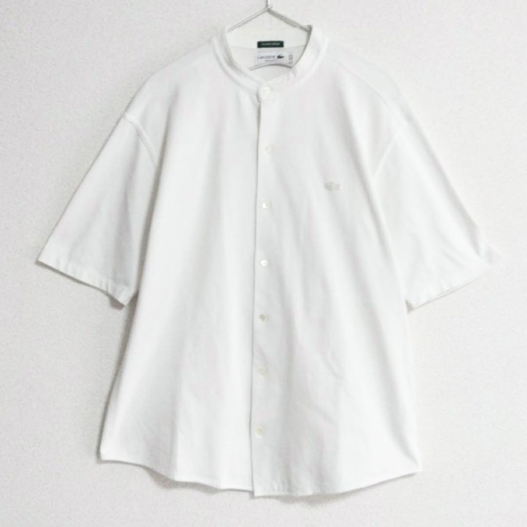 美品　LACOSTE ラコステ　EDIFICE別注 フルオープン ポロシャツ　M