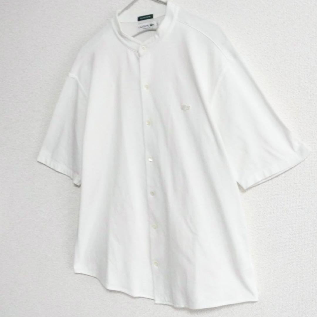 美品　LACOSTE ラコステ　EDIFICE別注 フルオープン ポロシャツ　M
