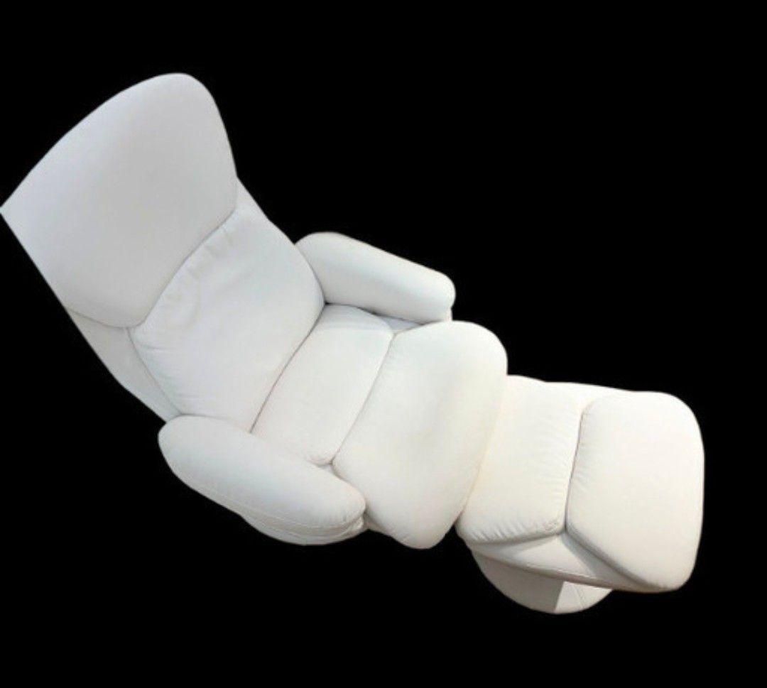 ※直接引渡限定※オットマン付 リクライニングチェア ネイルサロン アイサロン