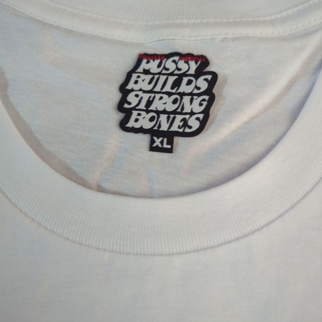 La Ropa Tシャツ XL LA発限定 PUSSYロゴ 白×紫