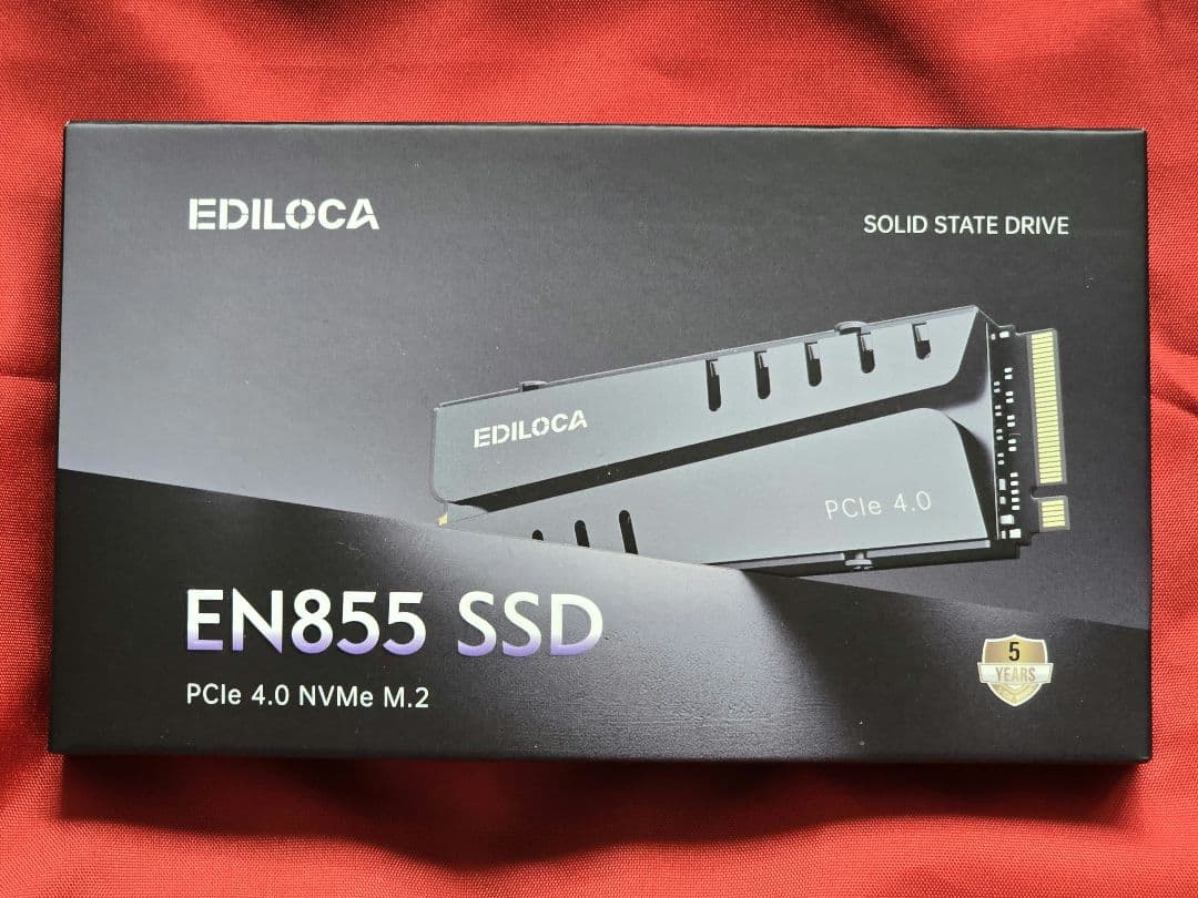新品 4TB SDD NVMe M.2 EDILOCA EN855 PS5対応