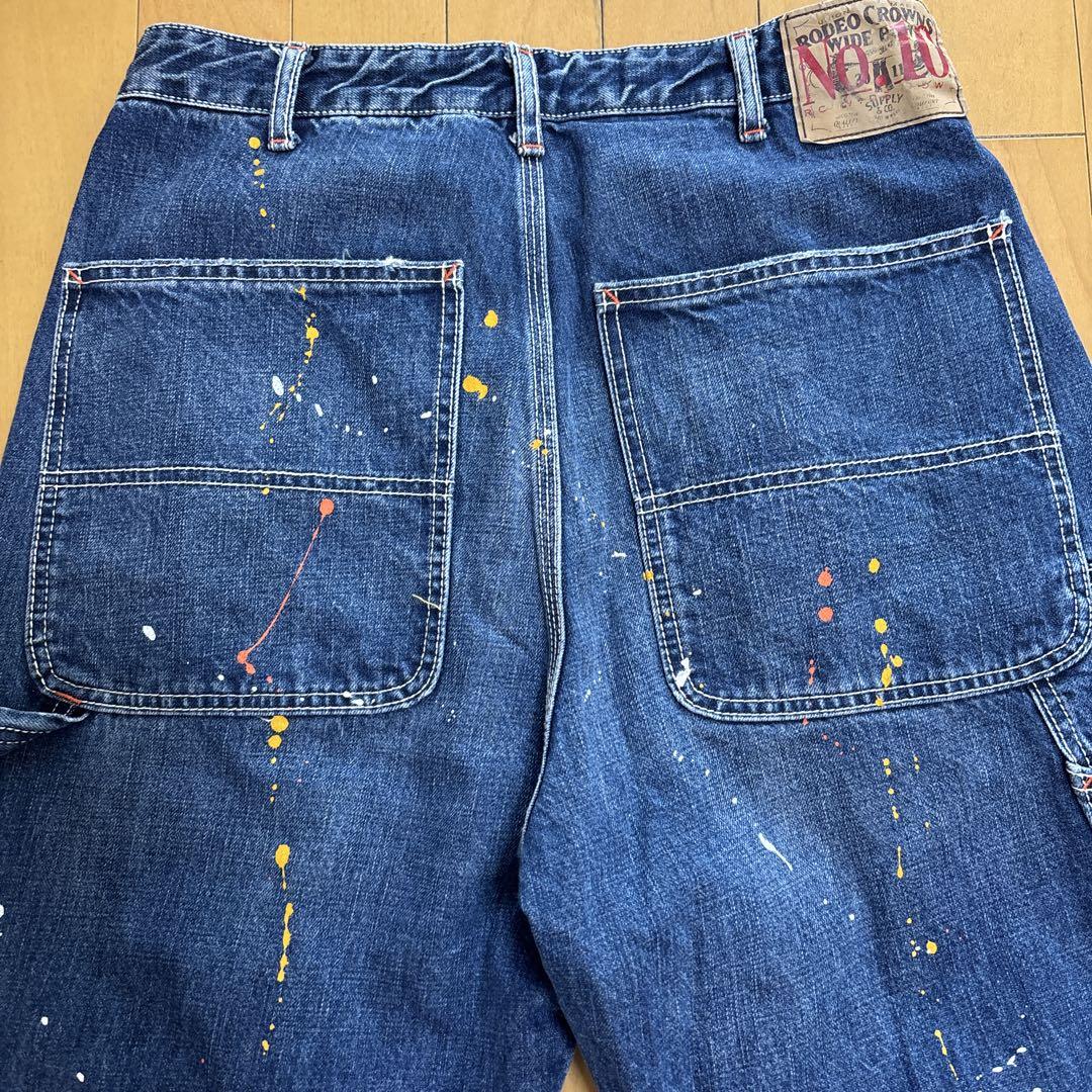 RODEO CROWNS WIDE BOWL ペンキ加工 ペインターパンツ
