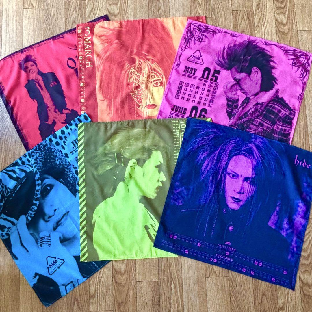 Hide バンダナ カレンダー hideバンダナカレンダー2008 - メルカリ