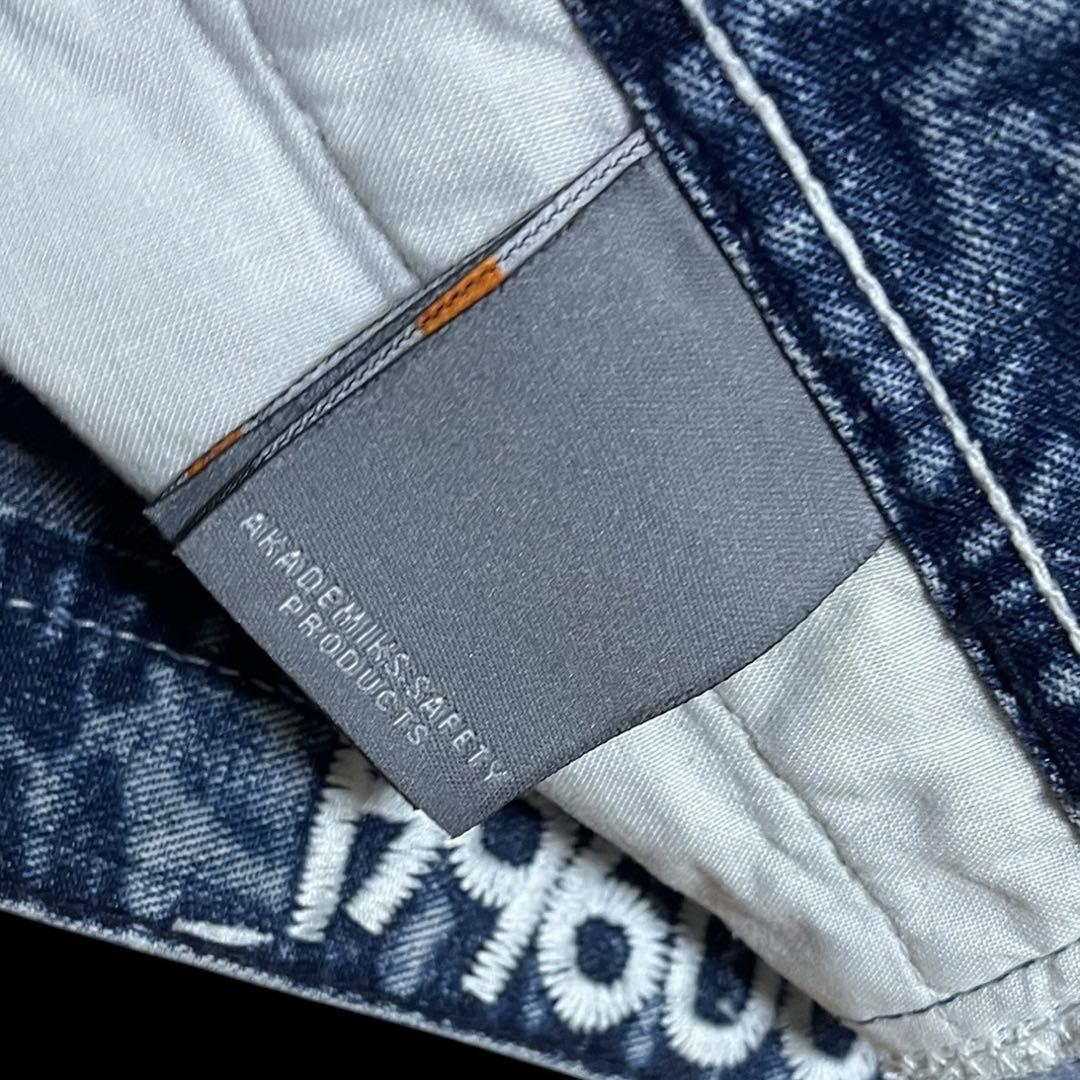 00s AKADEMIKS Denim Baggy Shorts ダメージ 36