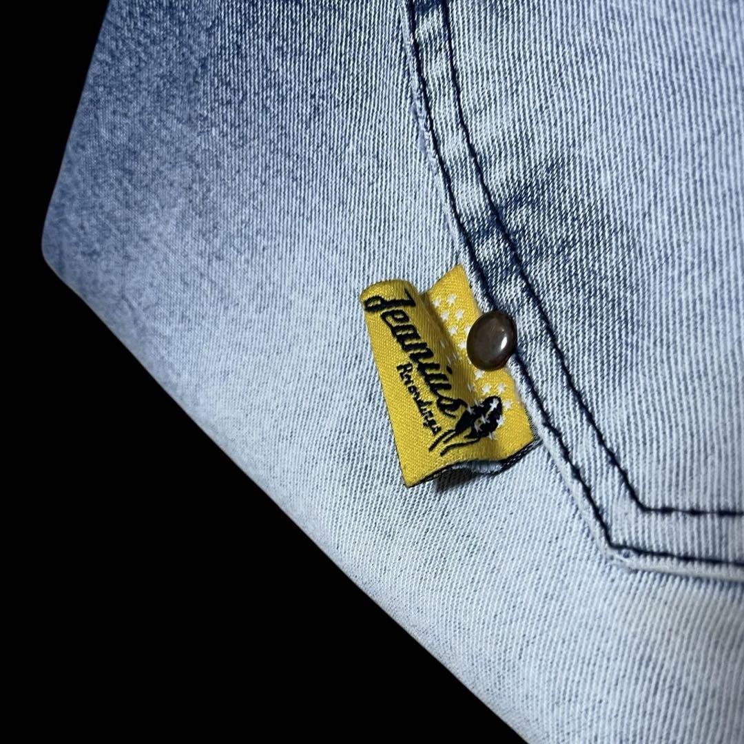 00s AKADEMIKS Denim Baggy Shorts ダメージ 36