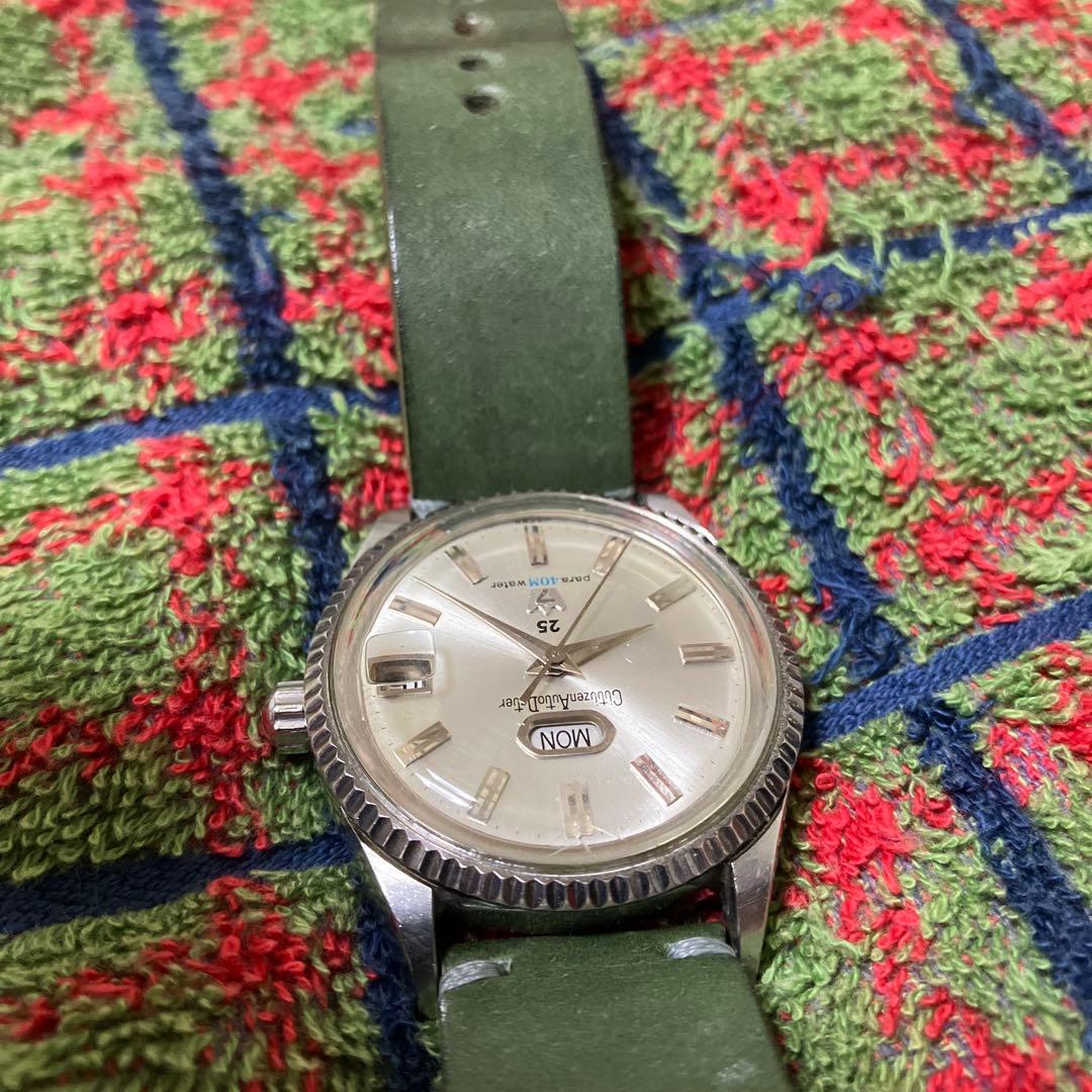 美品　昭和レトロ　CITIZEN シチズン　オートデーター ジェットローター