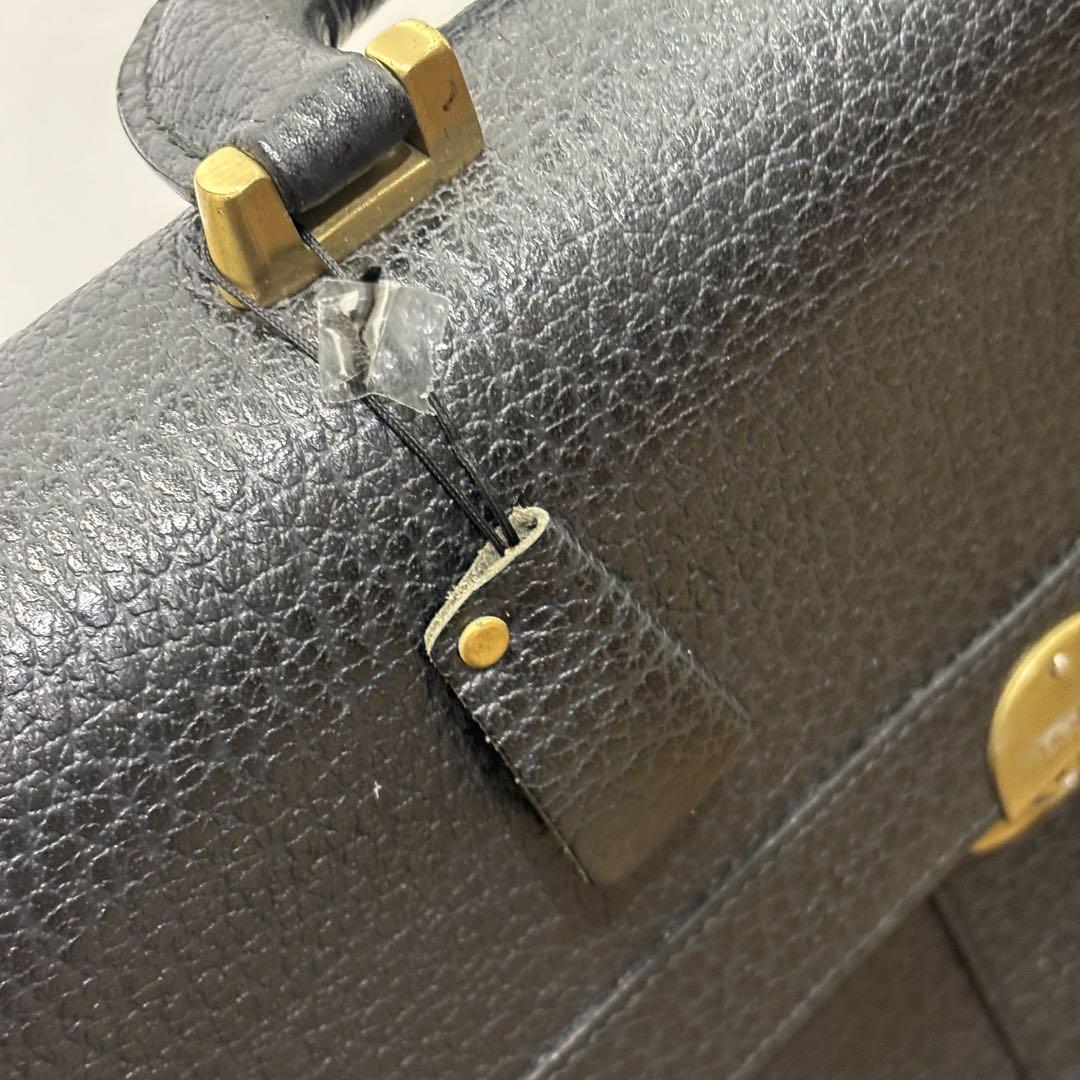 タニザワ ビジネスバッグ 黒 レザー　高級バッグ　美品