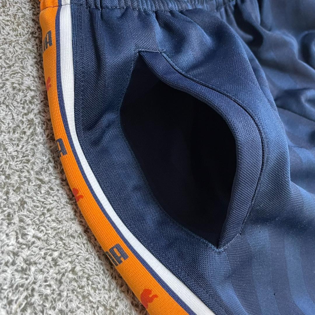 PUMA プーマ y2k ジャージ パンツ プージャー メンズM 紺 - メルカリ