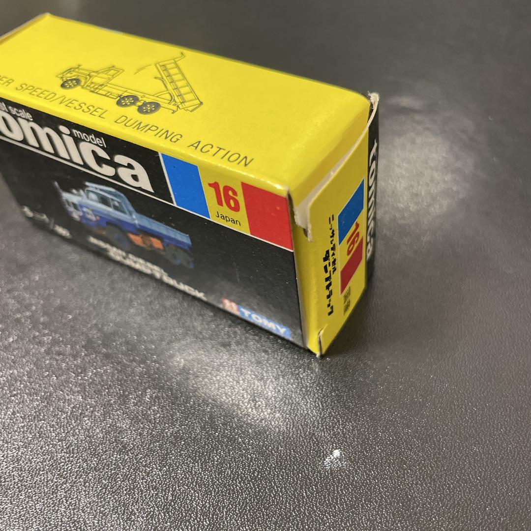 トミカ 黒箱 空き箱 16 ニッサンディーゼル ダンプトラック