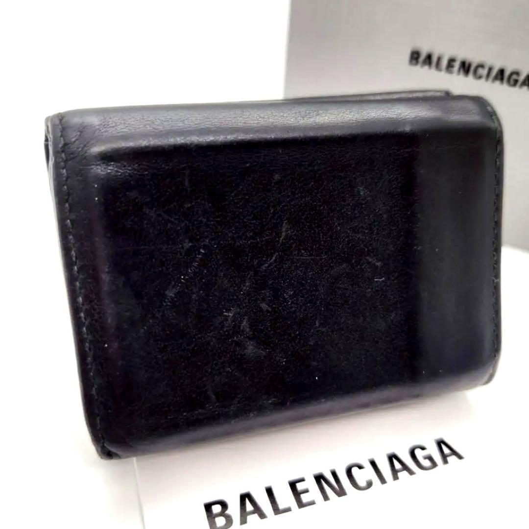 BALENCIAGA バレンシアガ 財布 三つ折り ミニ財布 コンパクト