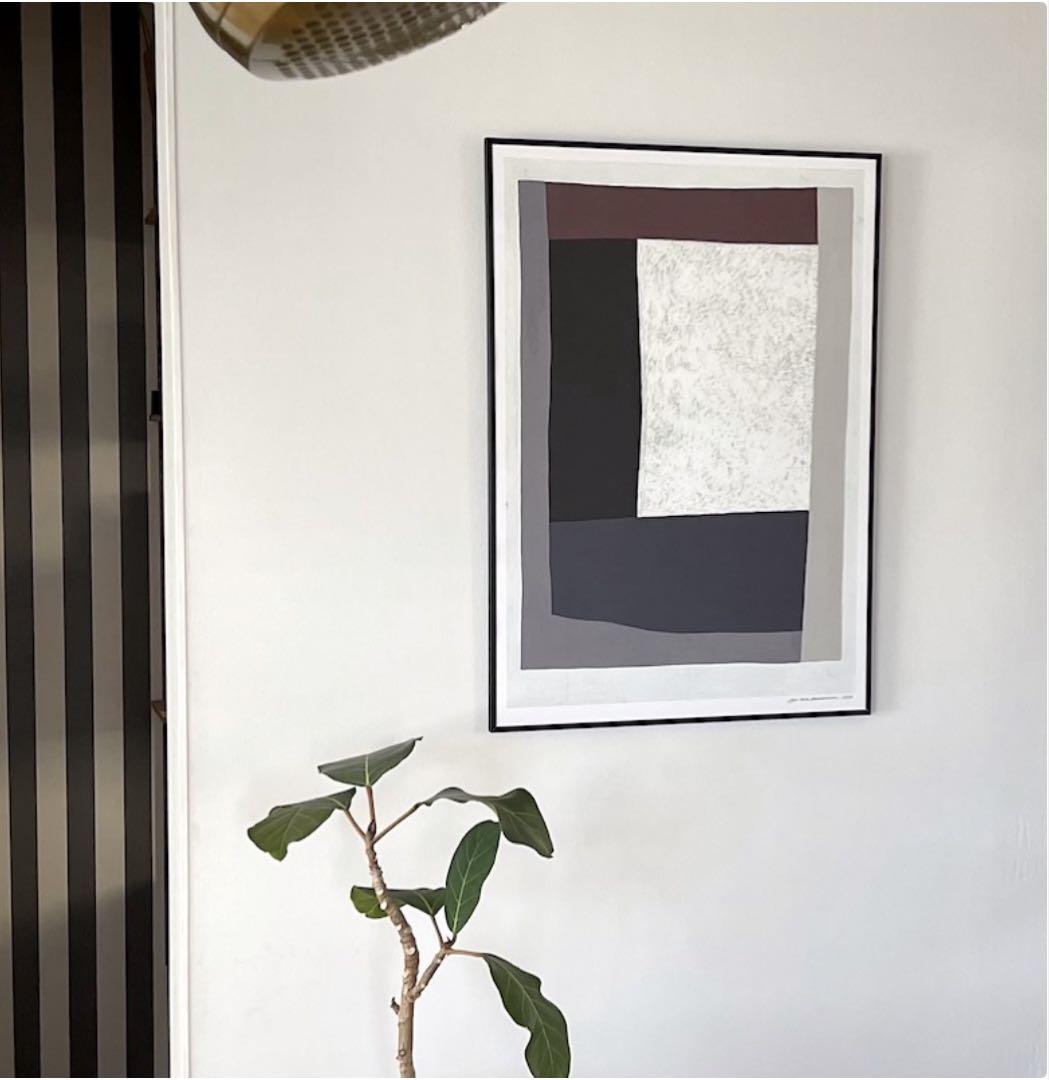 ich Abrahamsen アートポスター フレーム付 50x70cm 北欧