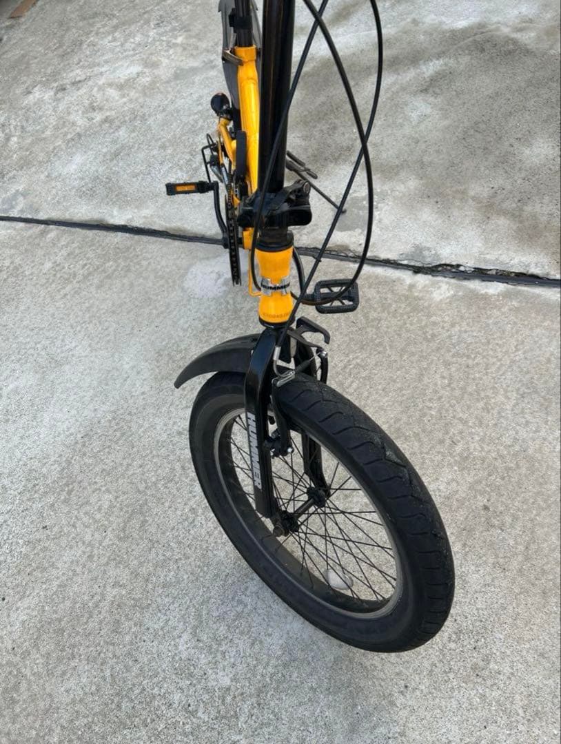 hammer折り畳み自転車やや傷や汚れあり