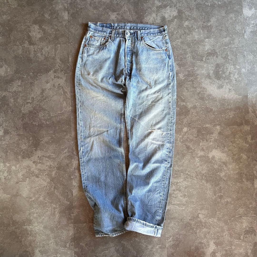 リーバイス 501 ストレート W34 L34 90s ユーロリーバイス 色落ち