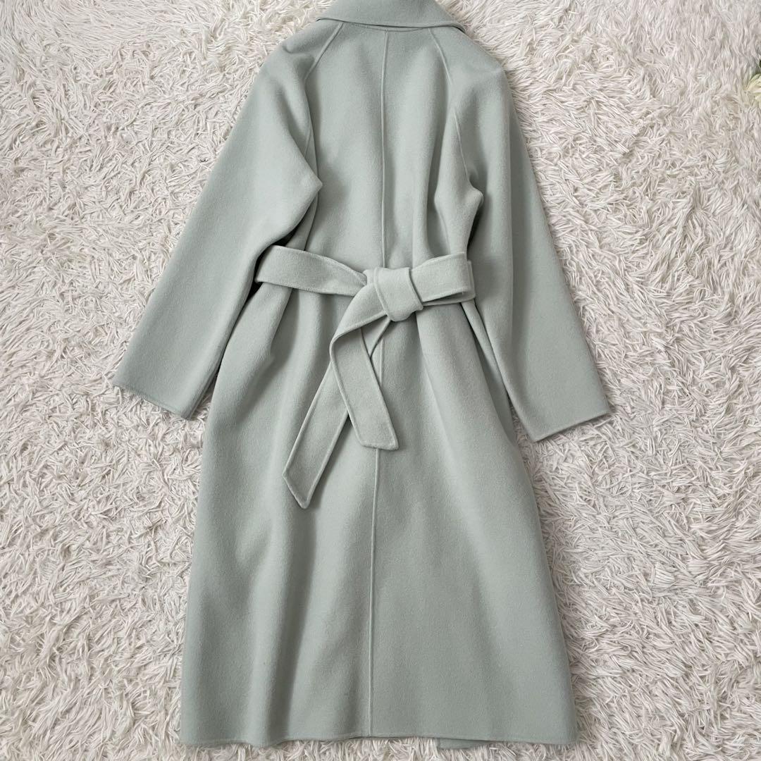 美品♡完売品 SOÉJU ソージュ ウールリバーローブコート ミント S ロング