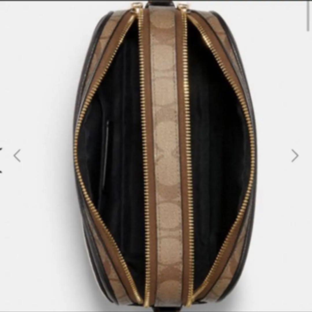 新品未使用】COACH ショルダーバッグ シグネチャー ダークブラウン