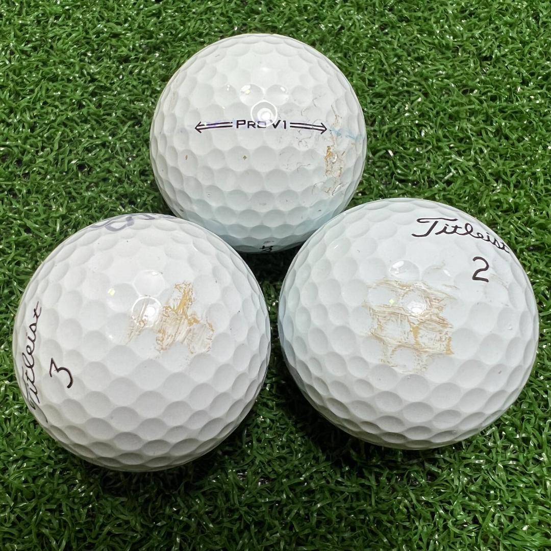 【A40】 Titleist PROV1 白 2023年 ロストボール 24球 B41】Titleist PROV1 2023年 白 ロストボール 24球 - メルカリ