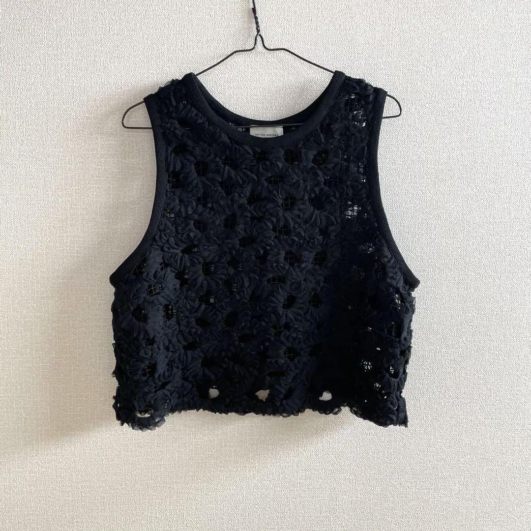 UNITED ARROWS チュール メッシュ ベスト UNITED ARROWS チュール メッシュ ベスト - ファッション通販
