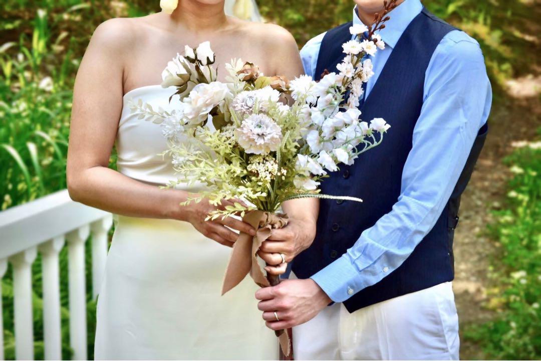 ウェディング ブーケ ブートニア 結婚式 前撮り クリアケース
