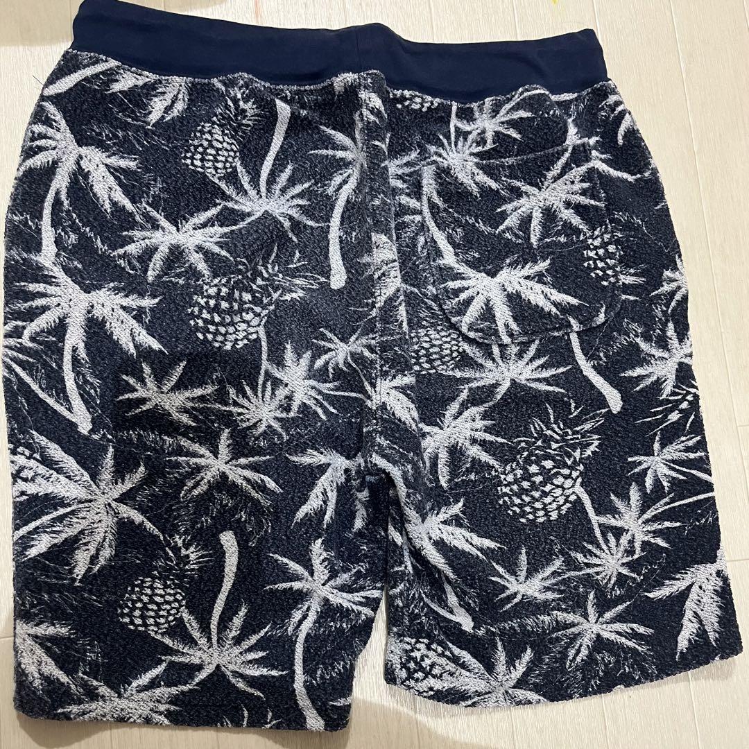 まさ supremeパイル生地ハーフパンツ パイル ネイビー Lサイズ Supreme - Supreme シュプリーム パイル生地 ショートパンツの