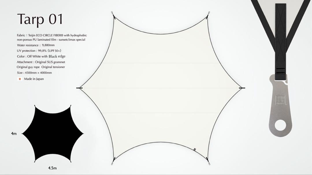 sunsetclimax Tarp 01 Black サンセットクライマックス