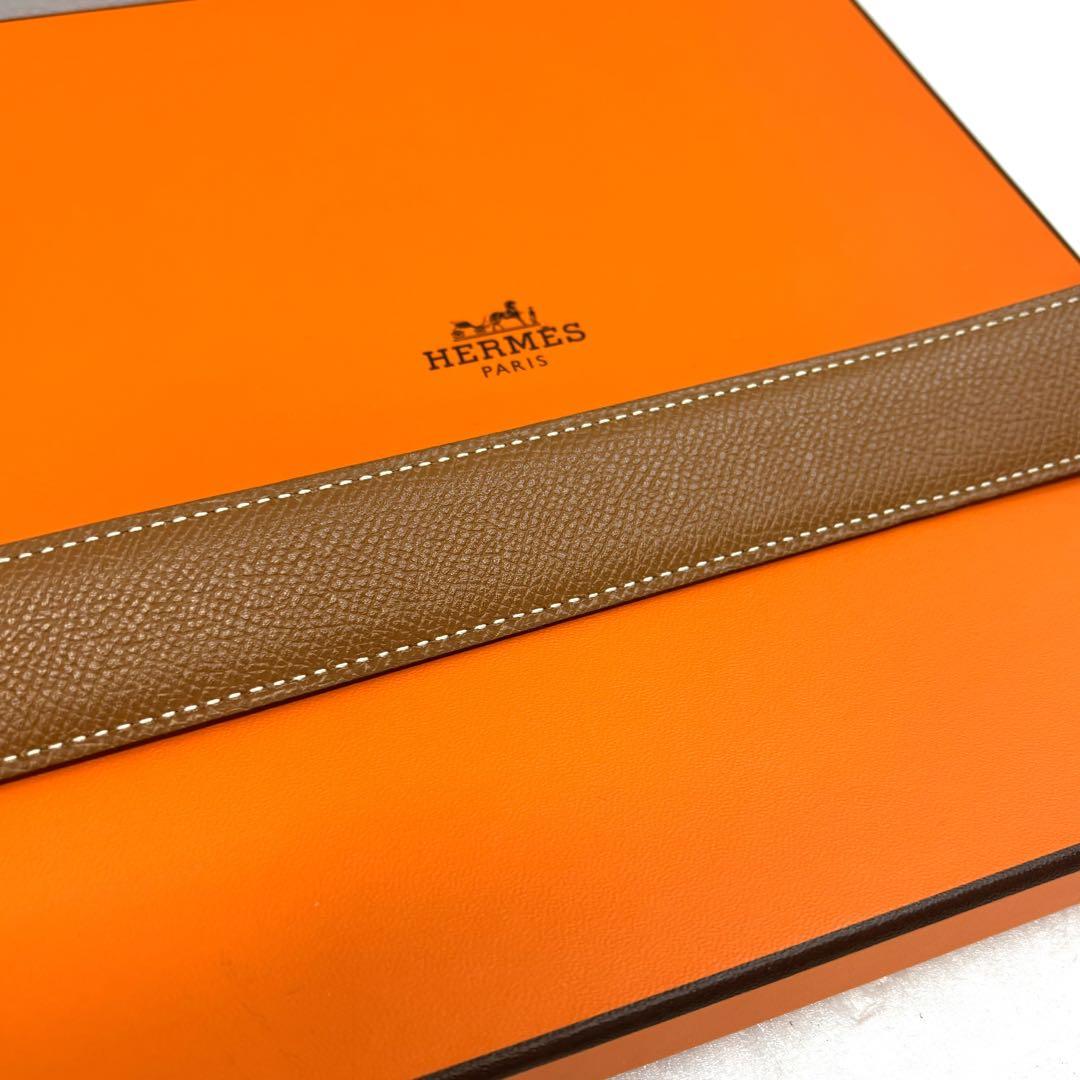 【売り尽くし】HERMES エルメス レザー ベルト 65サイズ C刻印