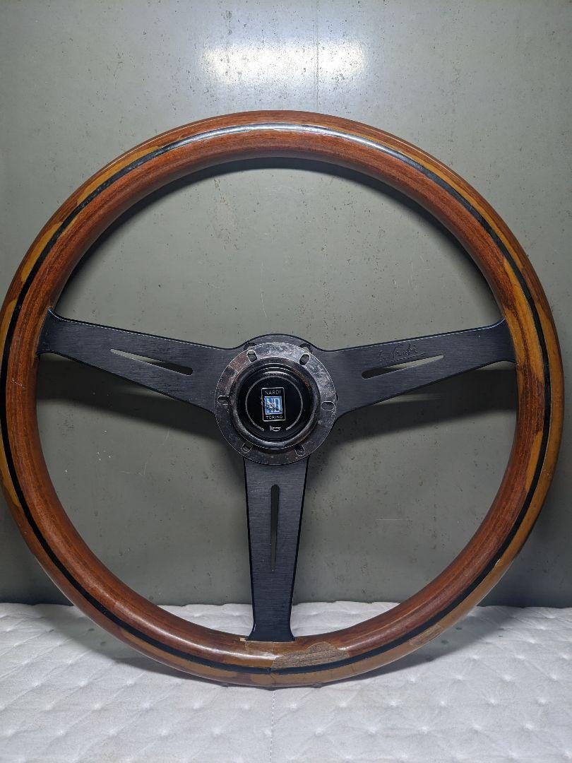 ナルディ NARDI ウッドハンドル、ホーンボタン【ジャンク品】