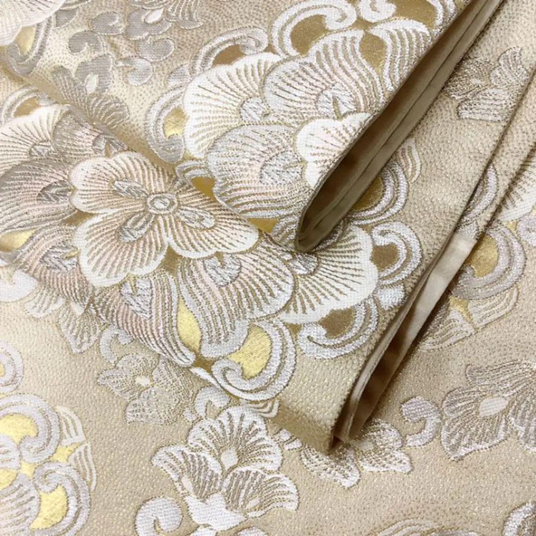 即納高評価⅟ ◾️Q0186kimono.金魚 唐織 光沢 長さ421cm b7N2B-m80053483710 袋帯 ブランド NEW即納