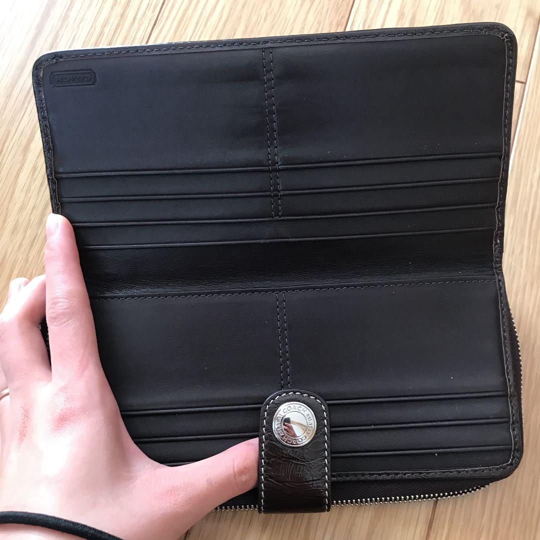 COACH 国内発送 コーチ 財布 レディース 長財布 シグネチャー