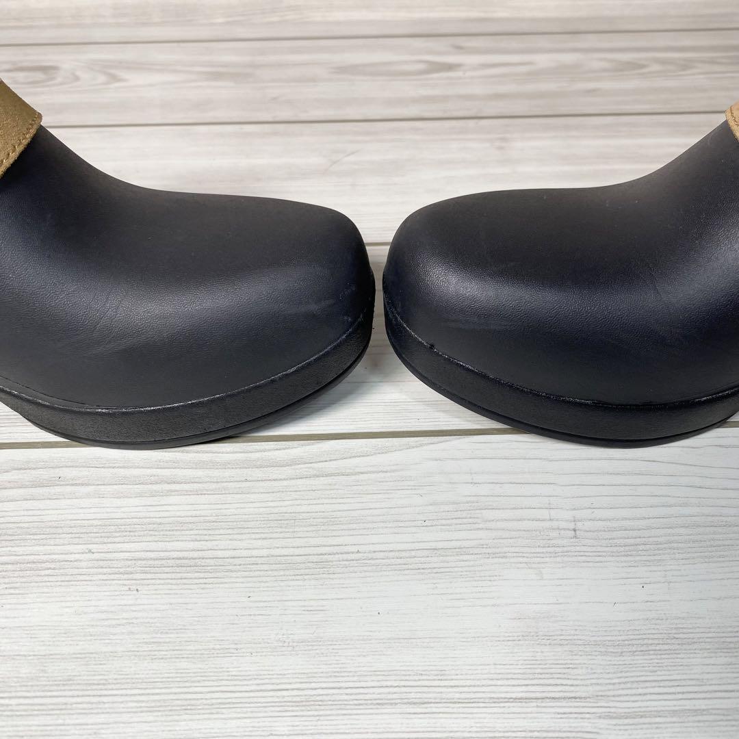 565 crocs クロックス サボサンダル 黒 W8 - メルカリ