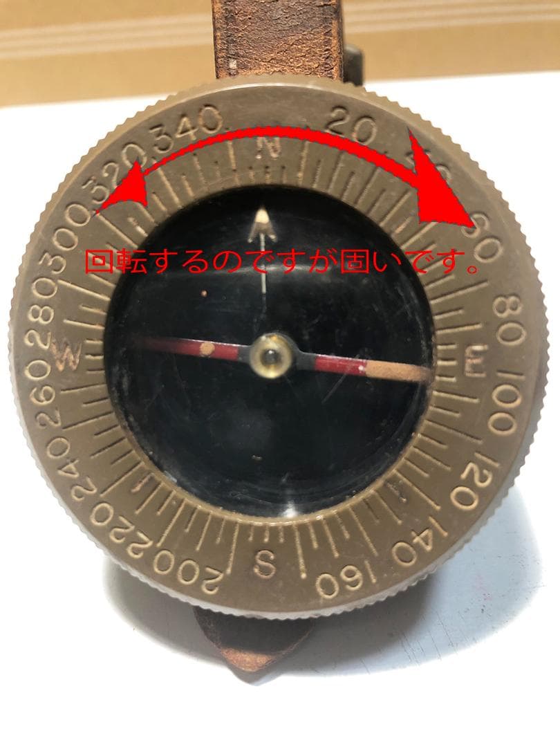 アナログコンパス ストラップ付き傷や汚れあり HRDEVELOPMENT_JP