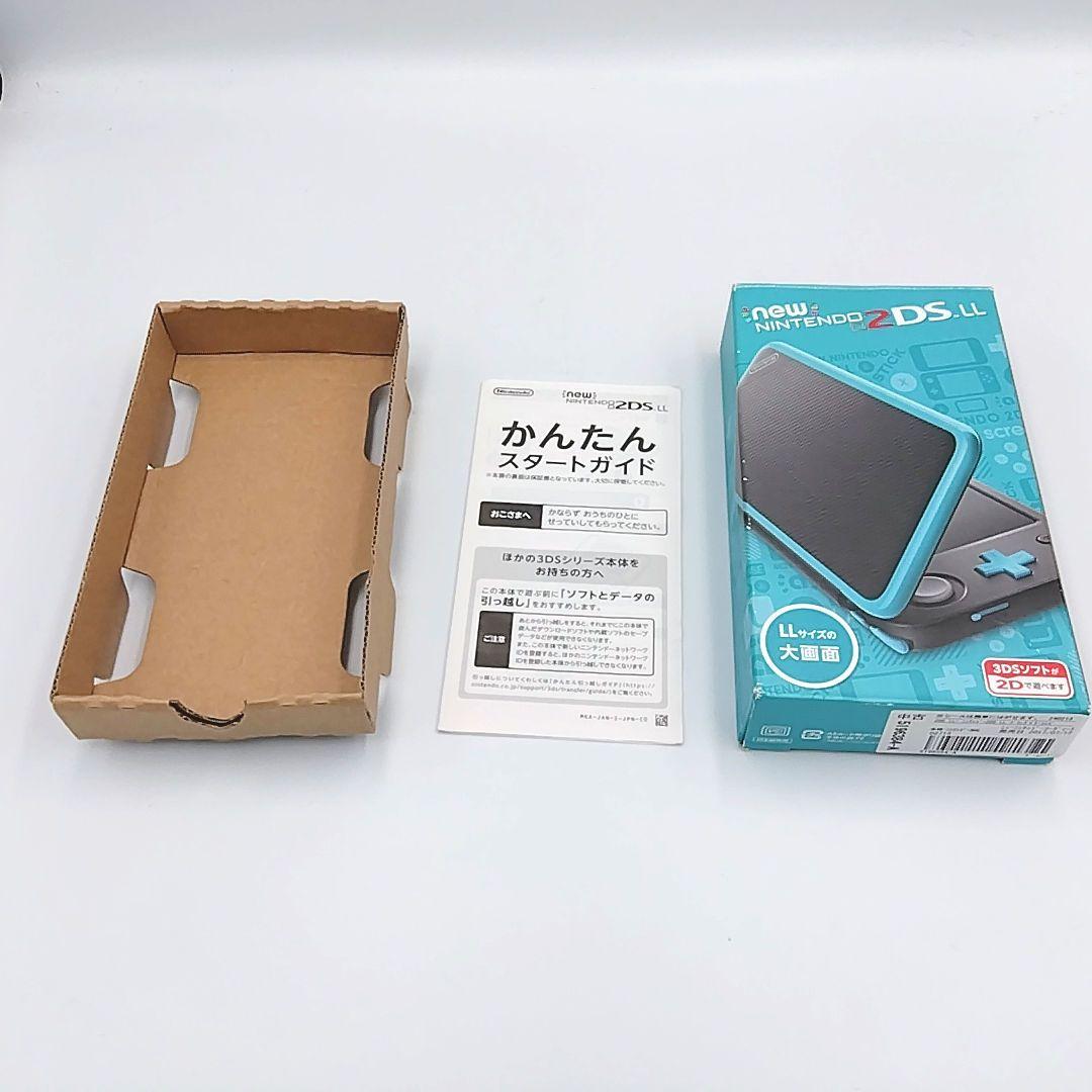 newニンテンドー2DS LL ブラック×ターコイズ 任天堂 画像2