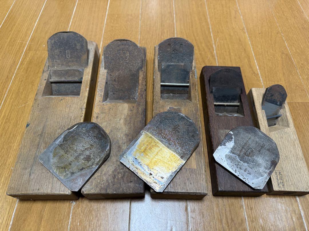 鉋 いろいろ まとめ 小町 秀道 鉋の刃 8点 大工道具 その他
