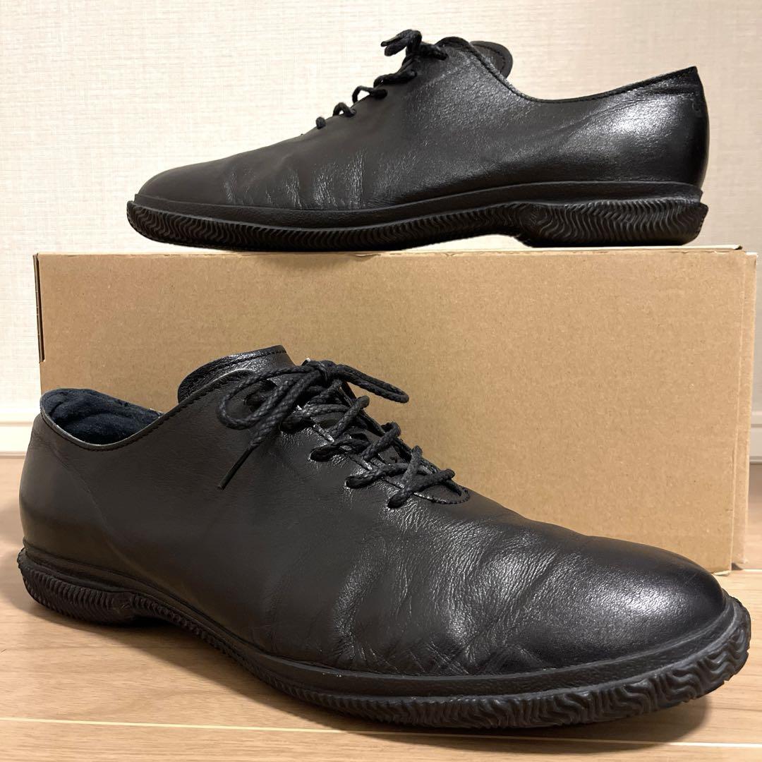【良品】SPINGLE MOVE BIZ レザー スニーカー 黒 LL 27.5