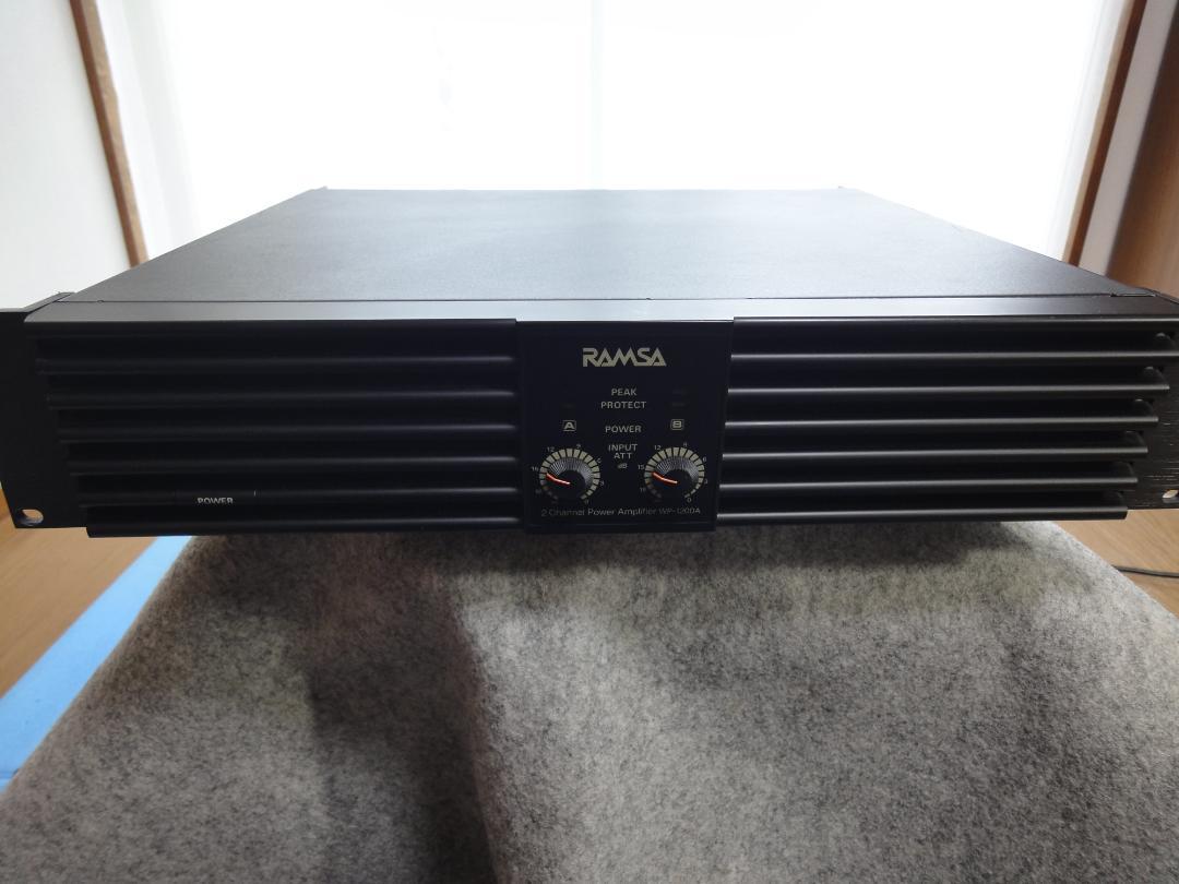 値下げ！RAMSA パワーアンプ WP1200-A