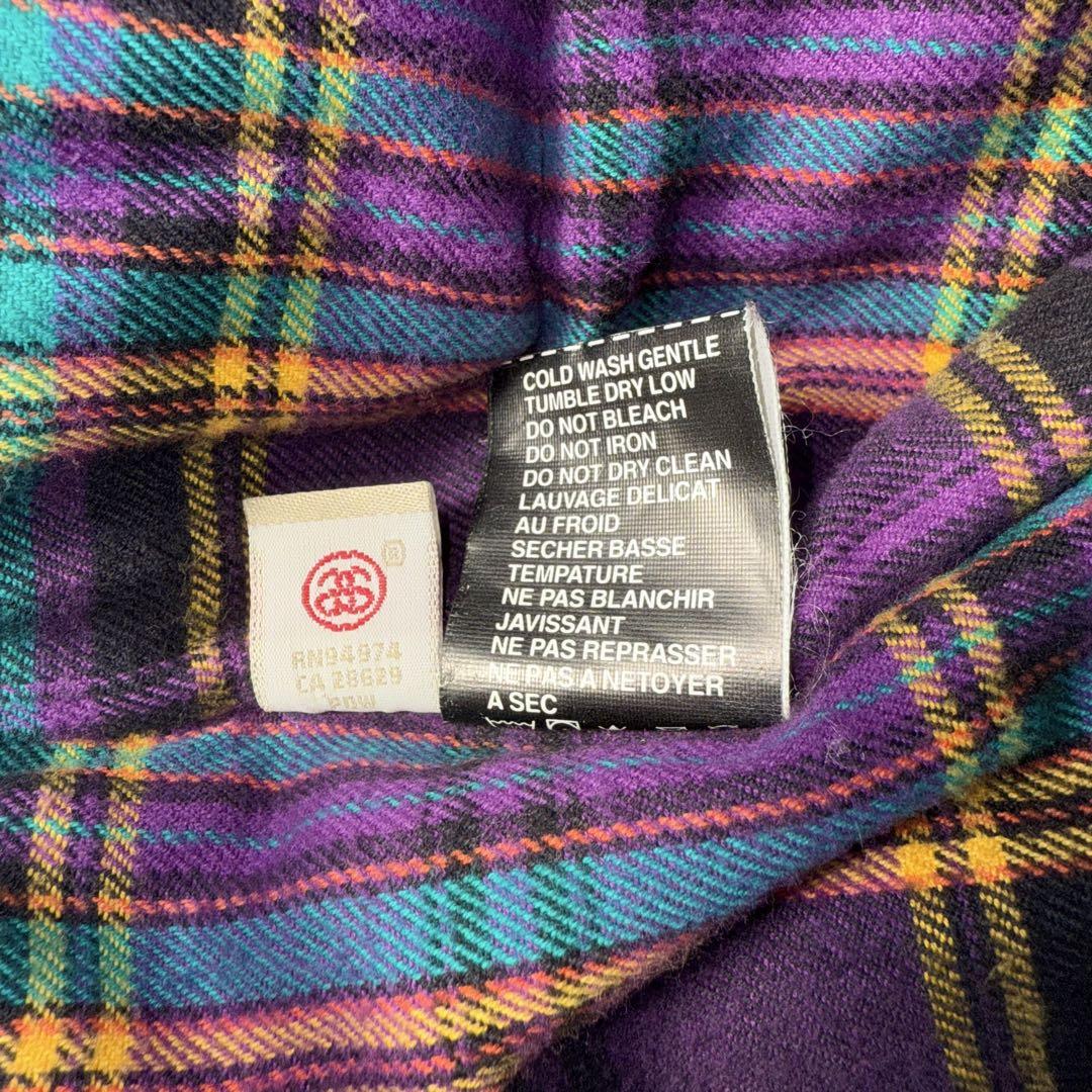OLD ステューシー stussy オールド ダウンベスト ブラック XL
