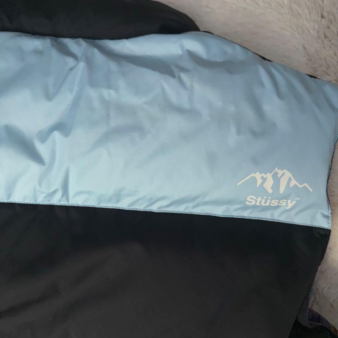 OLD ステューシー stussy オールド ダウンベスト ブラック XL