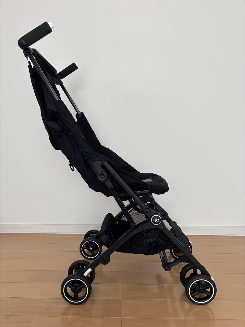cybex gb POCKIT コンパクトベビーカー ブラック 収納バッグ付き