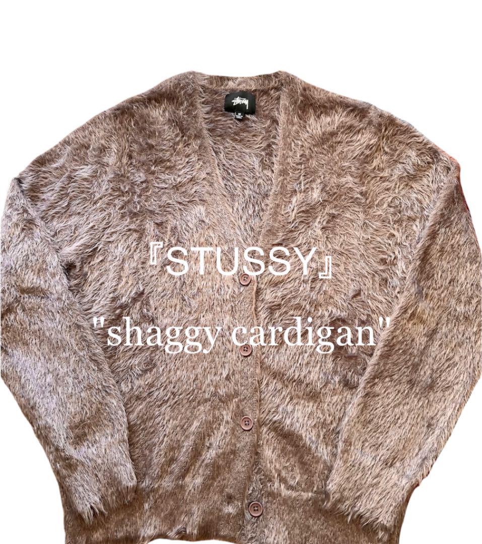 定番のお歳暮 完売‼️『STUSSY』shaggy モヘア カーディガン cardigan