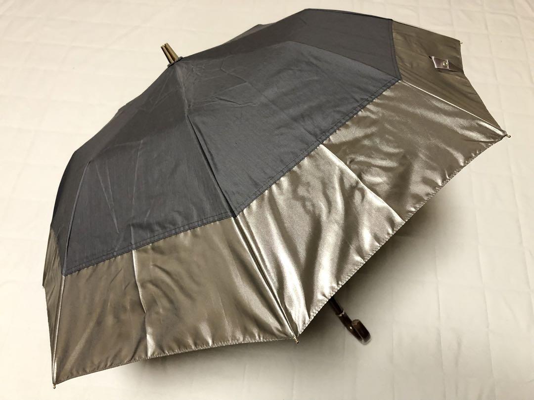 302新品GRACYミックスアンドマッチ折りたたみ傘 晴雨兼用遮光 遮熱 UV