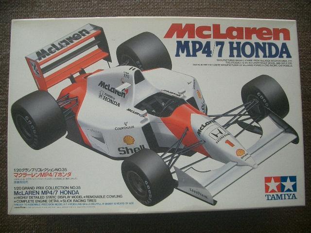 1/20 タミヤ マクラーレン MP4/7 マルボロデカール付き