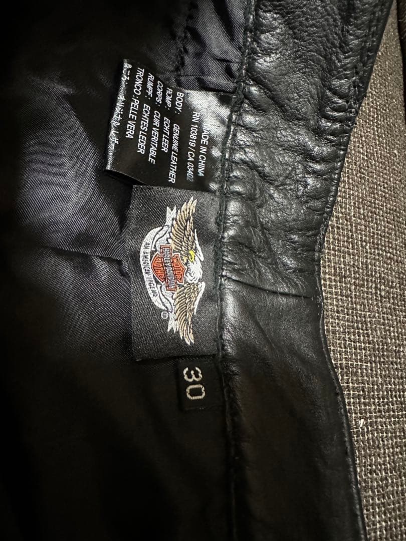 Harley-Davidson レザー パンツ 30