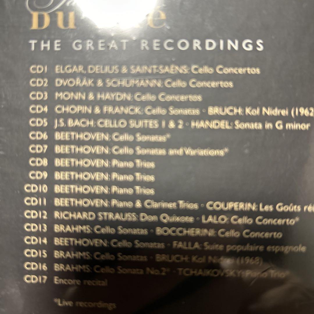 Du Pre The Great Recording チェロ全レコーディング