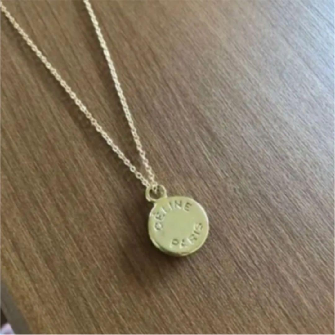最安値安い ネックレス CELINE マカダムロゴ ネックレス 5fspu-m80072203081 限定SALE格安