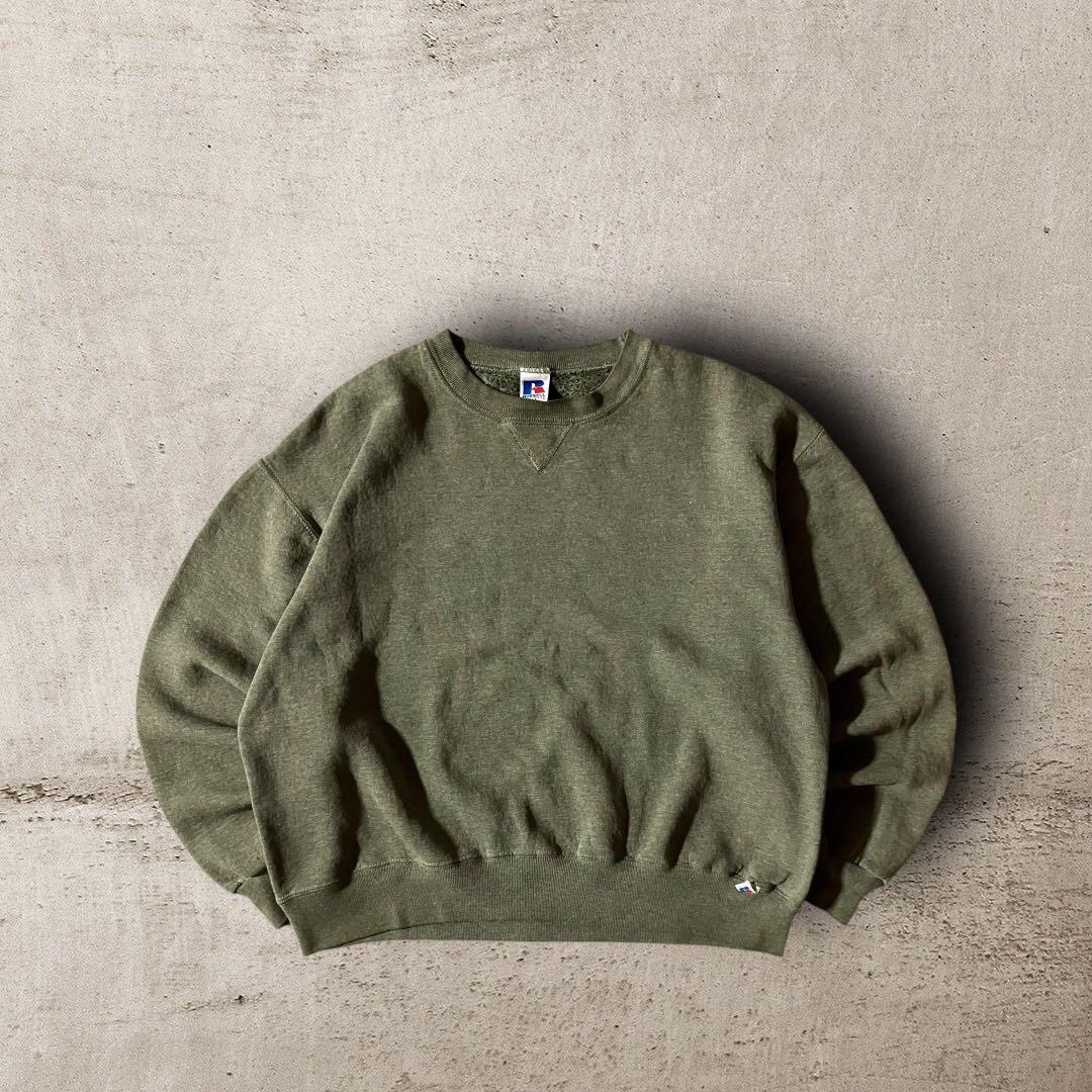 メキシコ製90s RUSSELL ATHLETIC前Vガゼットスウェットフェード