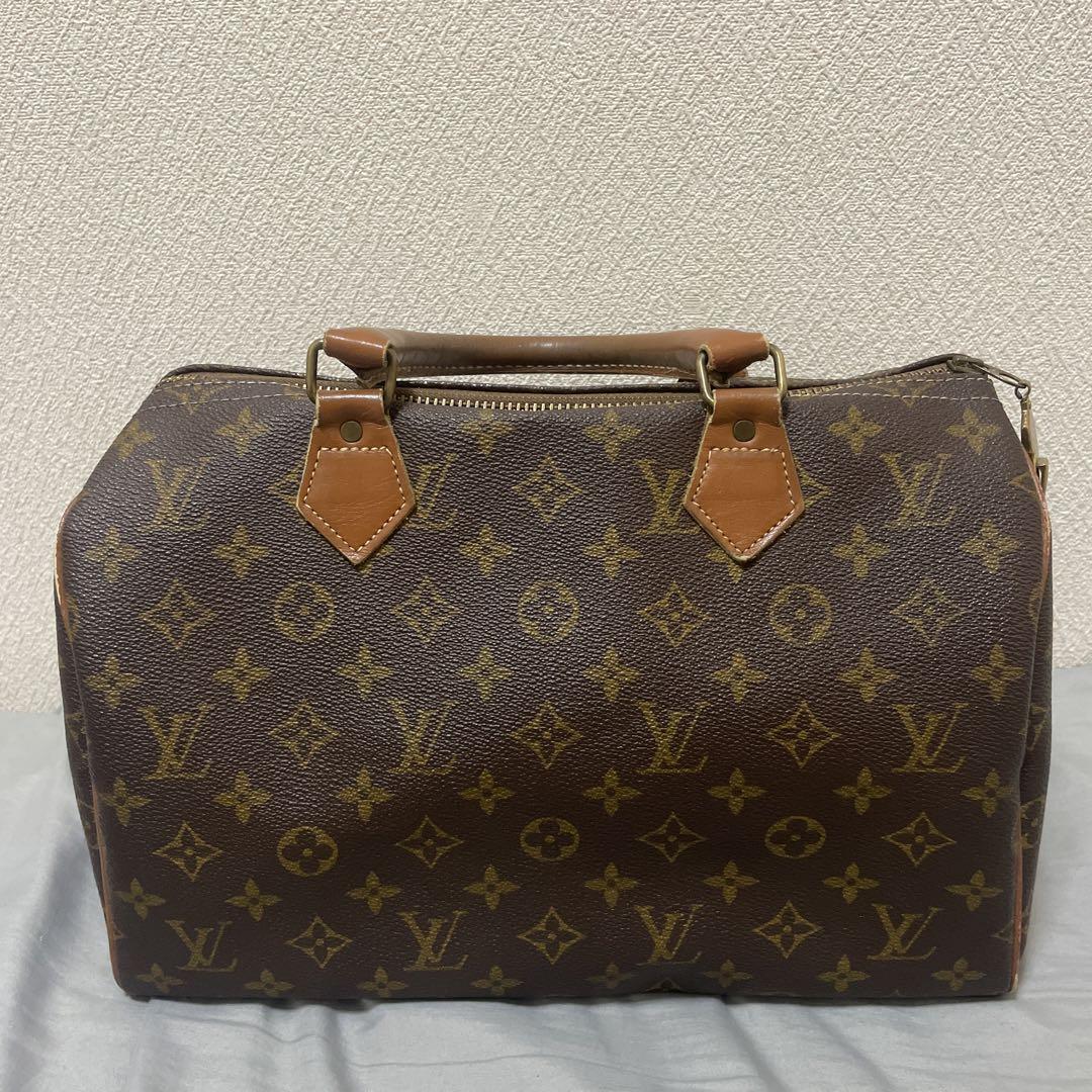 Louis Vuitton ボストンバッグ ブラウン - メルカリ