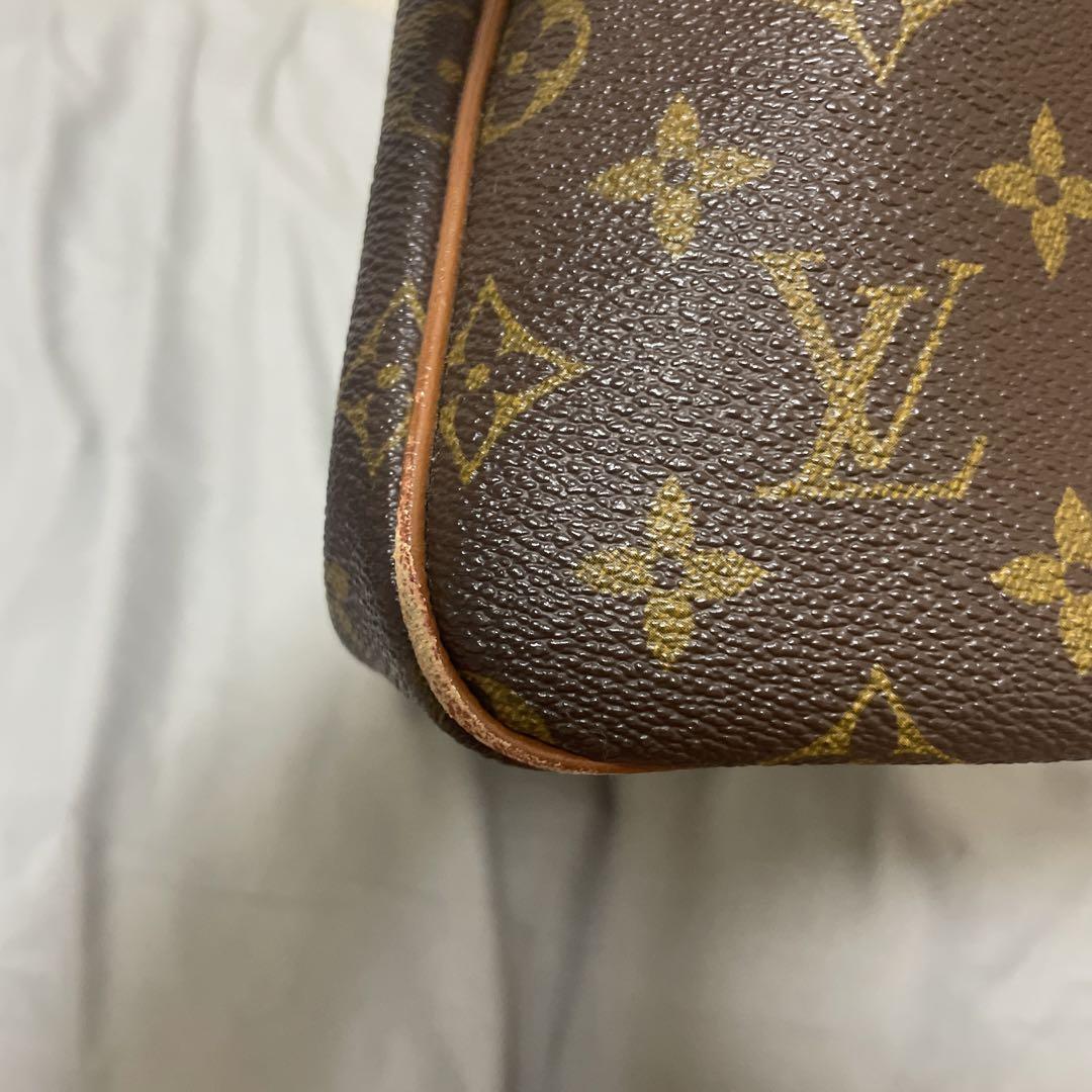 Louis Vuitton ボストンバッグ ブラウン - メルカリ