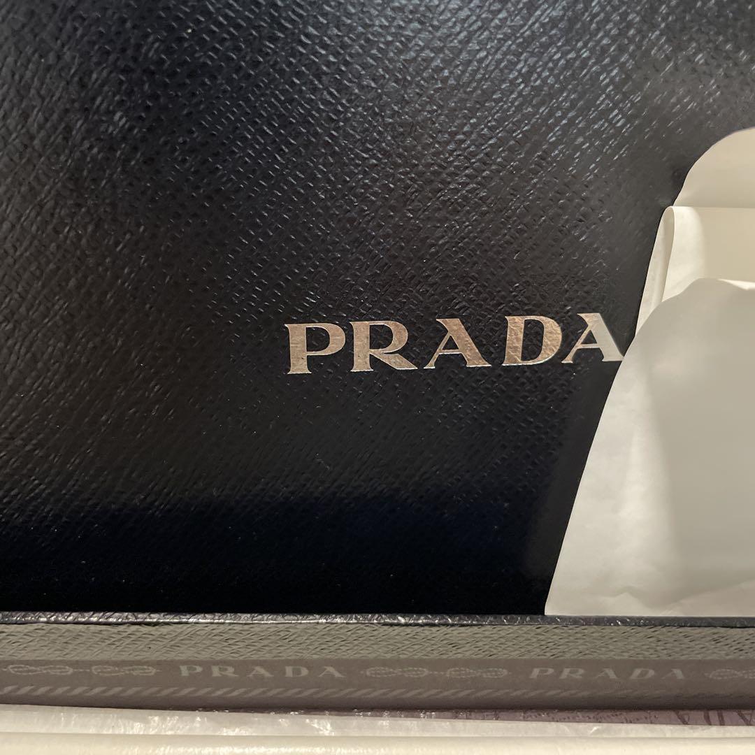 PRADA プラダ 長財布 カーフ グレインレザー ギャランティ付