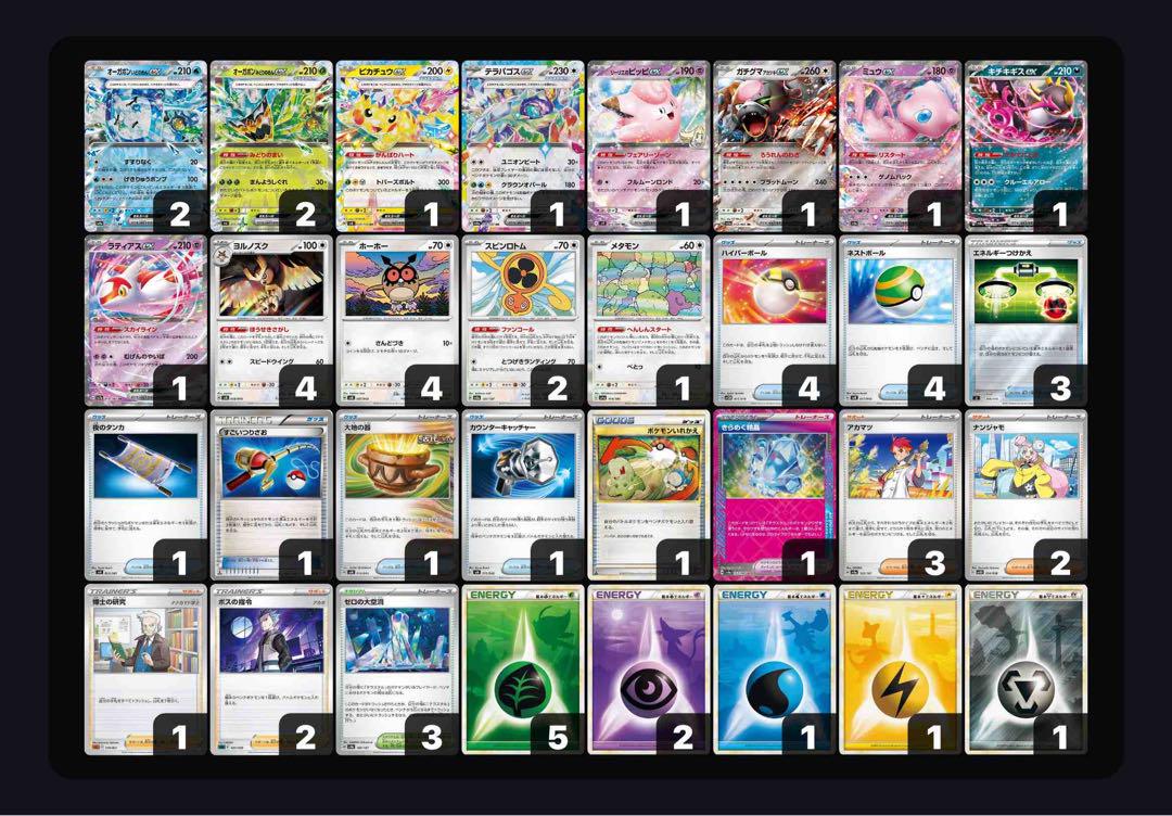 独創的 最新ポケカ【オーガポンバレット】優勝デッキレシピ